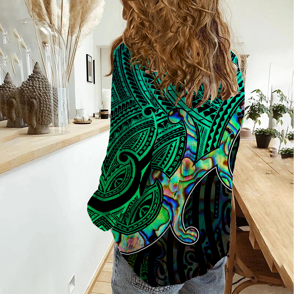 custom-aotearoa-papua-shell-women-casual-shirt-maori-tribal-pattern