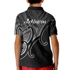 aotearoa-maori-koru-kid-polo-shirt-polynesian-pacific-tribal-black