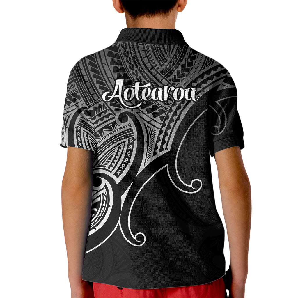 aotearoa-maori-koru-kid-polo-shirt-polynesian-pacific-tribal-black