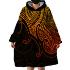 aotearoa-maori-koru-wearable-blanket-hoodie-polynesian-pacific-tribal-gold