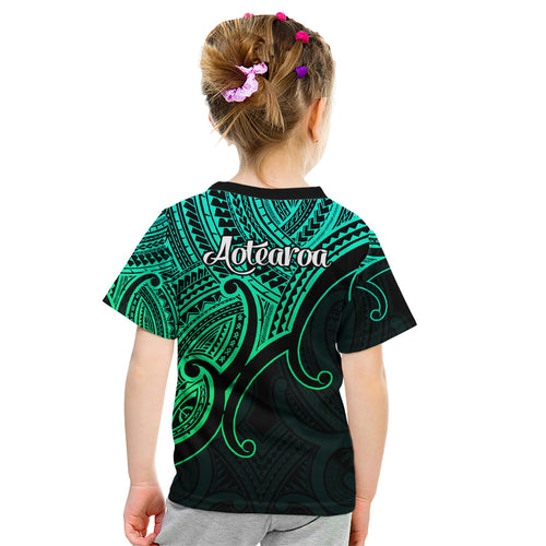 aotearoa-maori-koru-kid-t-shirt-polynesian-pacific-tribal-green
