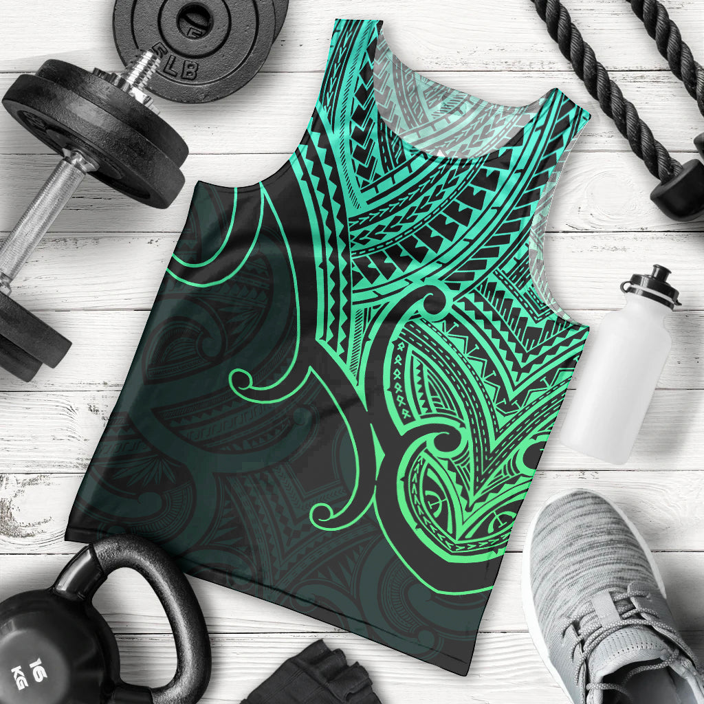 aotearoa-maori-koru-men-tank-top-polynesian-pacific-tribal-green