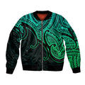 aotearoa-maori-koru-sleeve-zip-bomber-jacket-polynesian-pacific-tribal-green