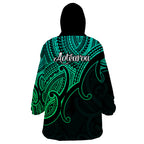 aotearoa-maori-koru-wearable-blanket-hoodie-polynesian-pacific-tribal-green