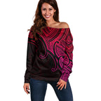 aotearoa-maori-koru-off-shoulder-sweater-polynesian-pacific-tribal-pink