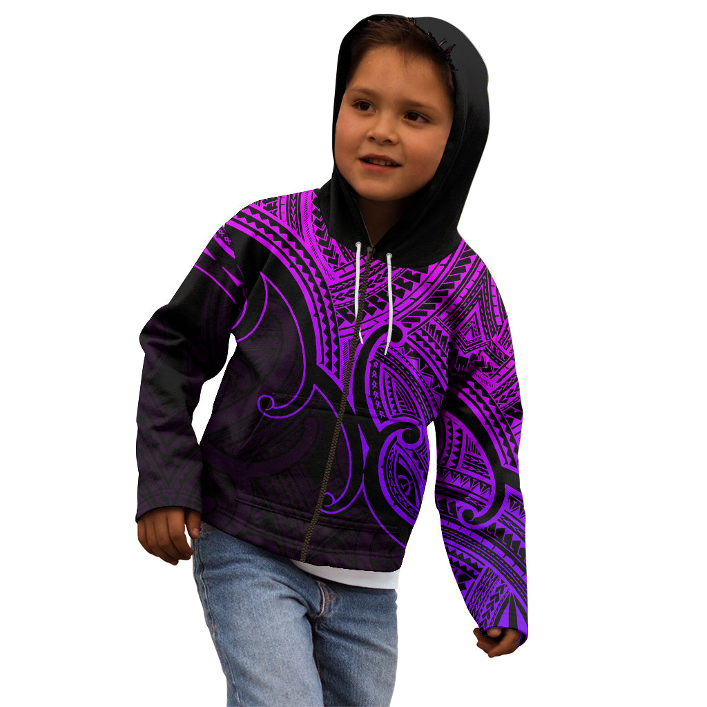 aotearoa-maori-koru-kid-hoodie-polynesian-pacific-tribal-purple