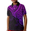 aotearoa-maori-koru-kid-polo-shirt-polynesian-pacific-tribal-purple