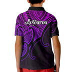 aotearoa-maori-koru-kid-polo-shirt-polynesian-pacific-tribal-purple
