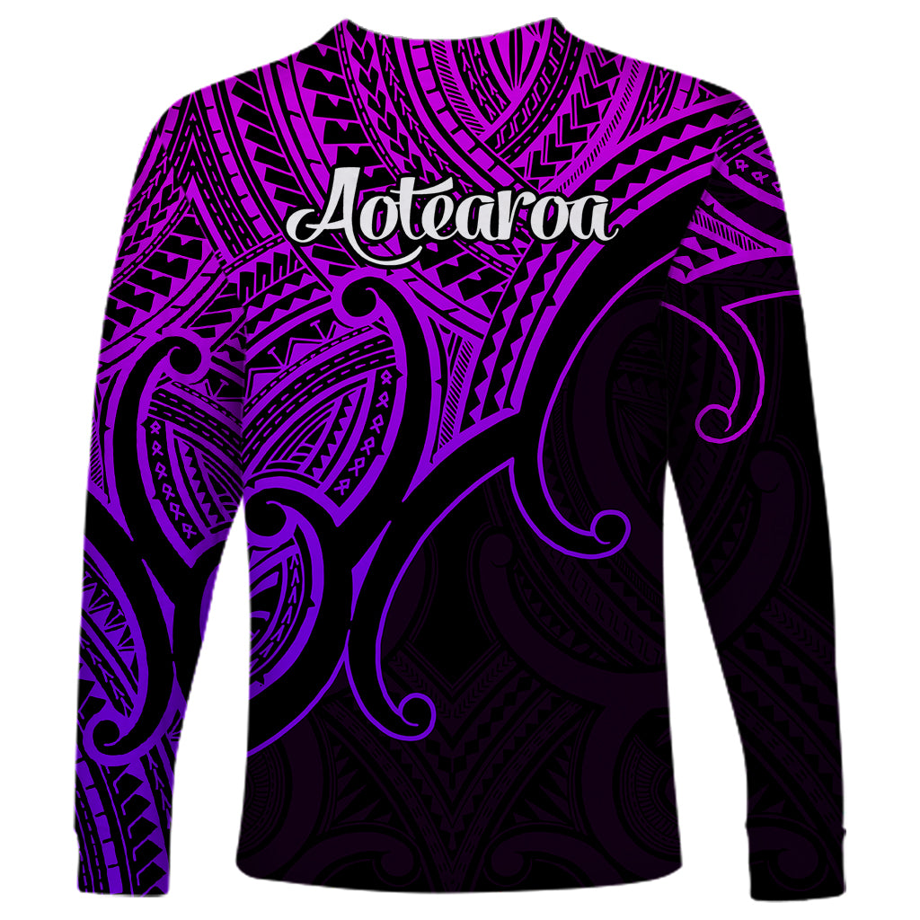 aotearoa-maori-koru-long-sleeve-shirt-polynesian-pacific-tribal-purple