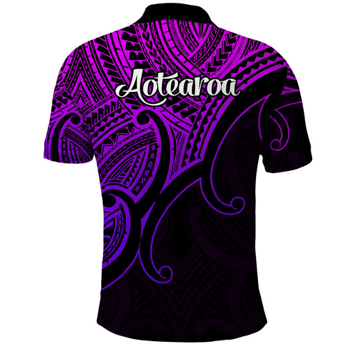 aotearoa-maori-koru-polo-shirt-polynesian-pacific-tribal-purple