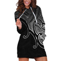 custom-aotearoa-maori-koru-hoodie-dress-polynesian-pacific-tribal-black