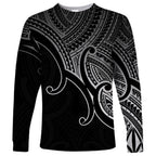 custom-aotearoa-maori-koru-long-sleeve-shirt-polynesian-pacific-tribal-black