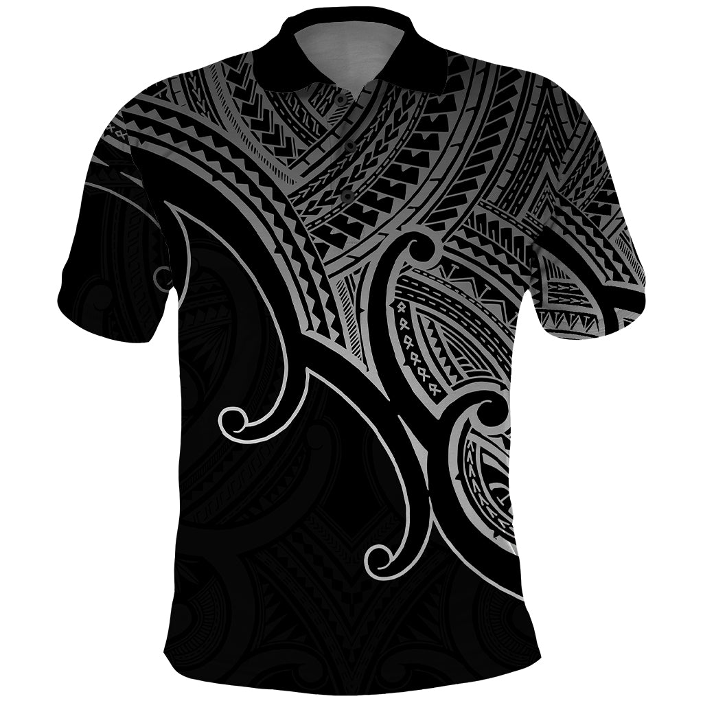custom-aotearoa-maori-koru-polo-shirt-polynesian-pacific-tribal-black