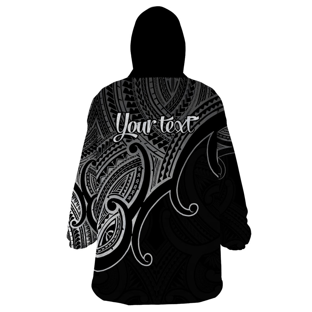 custom-aotearoa-maori-koru-wearable-blanket-hoodie-polynesian-pacific-tribal-black