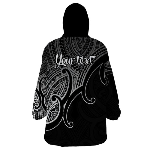 custom-aotearoa-maori-koru-wearable-blanket-hoodie-polynesian-pacific-tribal-black