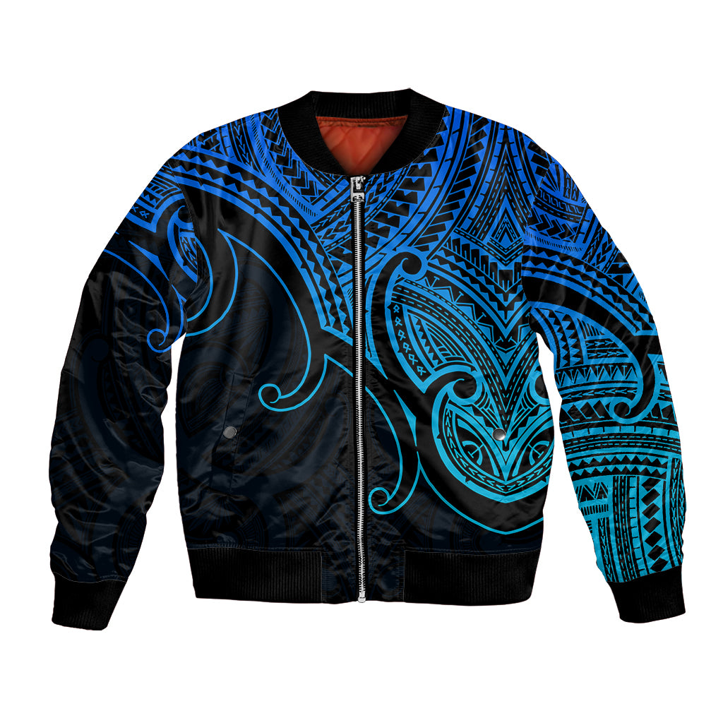custom-aotearoa-maori-koru-bomber-jacket-polynesian-pacific-tribal-blue