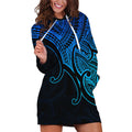 custom-aotearoa-maori-koru-hoodie-dress-polynesian-pacific-tribal-blue