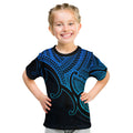 custom-aotearoa-maori-koru-kid-t-shirt-polynesian-pacific-tribal-blue
