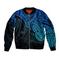 custom-aotearoa-maori-koru-sleeve-zip-bomber-jacket-polynesian-pacific-tribal-blue