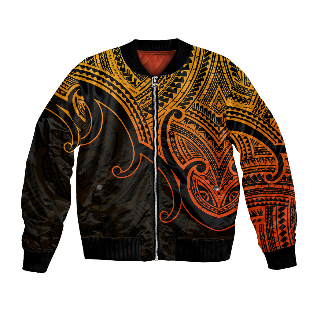 custom-aotearoa-maori-koru-bomber-jacket-polynesian-pacific-tribal-gold