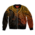 custom-aotearoa-maori-koru-bomber-jacket-polynesian-pacific-tribal-gold