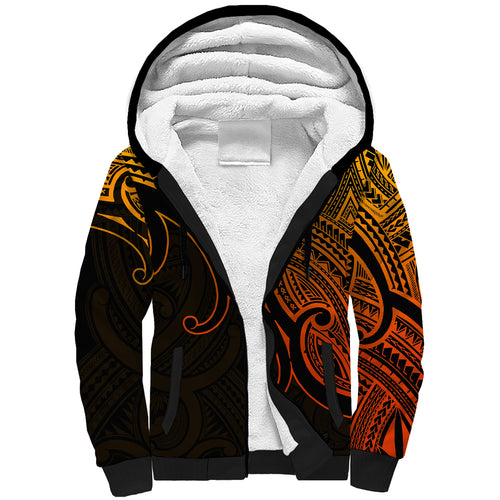 custom-aotearoa-maori-koru-sherpa-hoodie-polynesian-pacific-tribal-gold