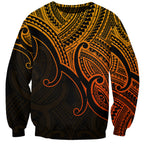 custom-aotearoa-maori-koru-sweatshirt-polynesian-pacific-tribal-gold