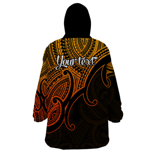 custom-aotearoa-maori-koru-wearable-blanket-hoodie-polynesian-pacific-tribal-gold