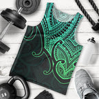 custom-aotearoa-maori-koru-men-tank-top-polynesian-pacific-tribal-green