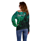 custom-aotearoa-maori-koru-off-shoulder-sweater-polynesian-pacific-tribal-green