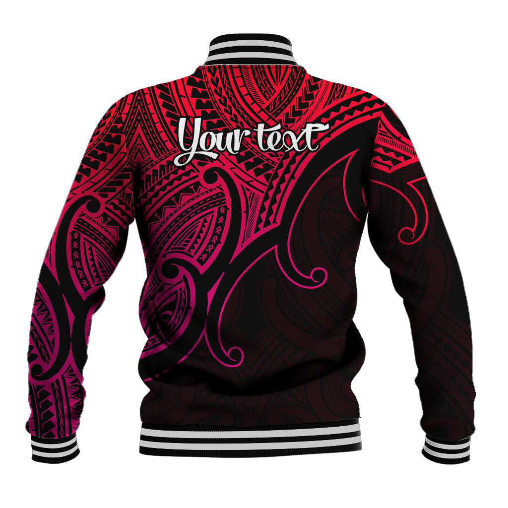 custom-aotearoa-maori-koru-baseball-jacket-polynesian-pacific-tribal-pink