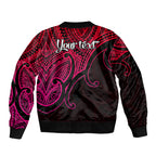 custom-aotearoa-maori-koru-bomber-jacket-polynesian-pacific-tribal-pink