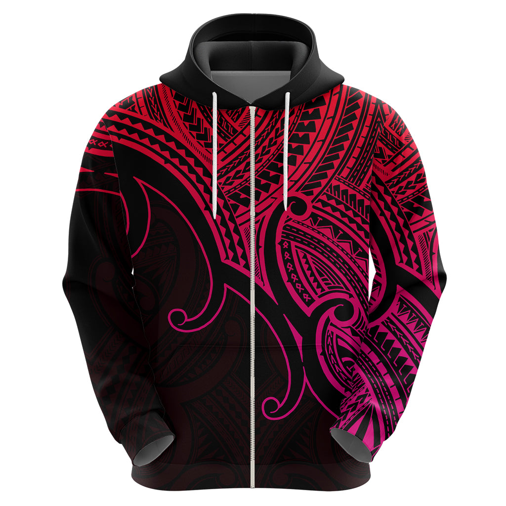 custom-aotearoa-maori-koru-hoodie-polynesian-pacific-tribal-pink