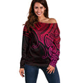custom-aotearoa-maori-koru-off-shoulder-sweater-polynesian-pacific-tribal-pink