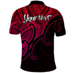 custom-aotearoa-maori-koru-polo-shirt-polynesian-pacific-tribal-pink