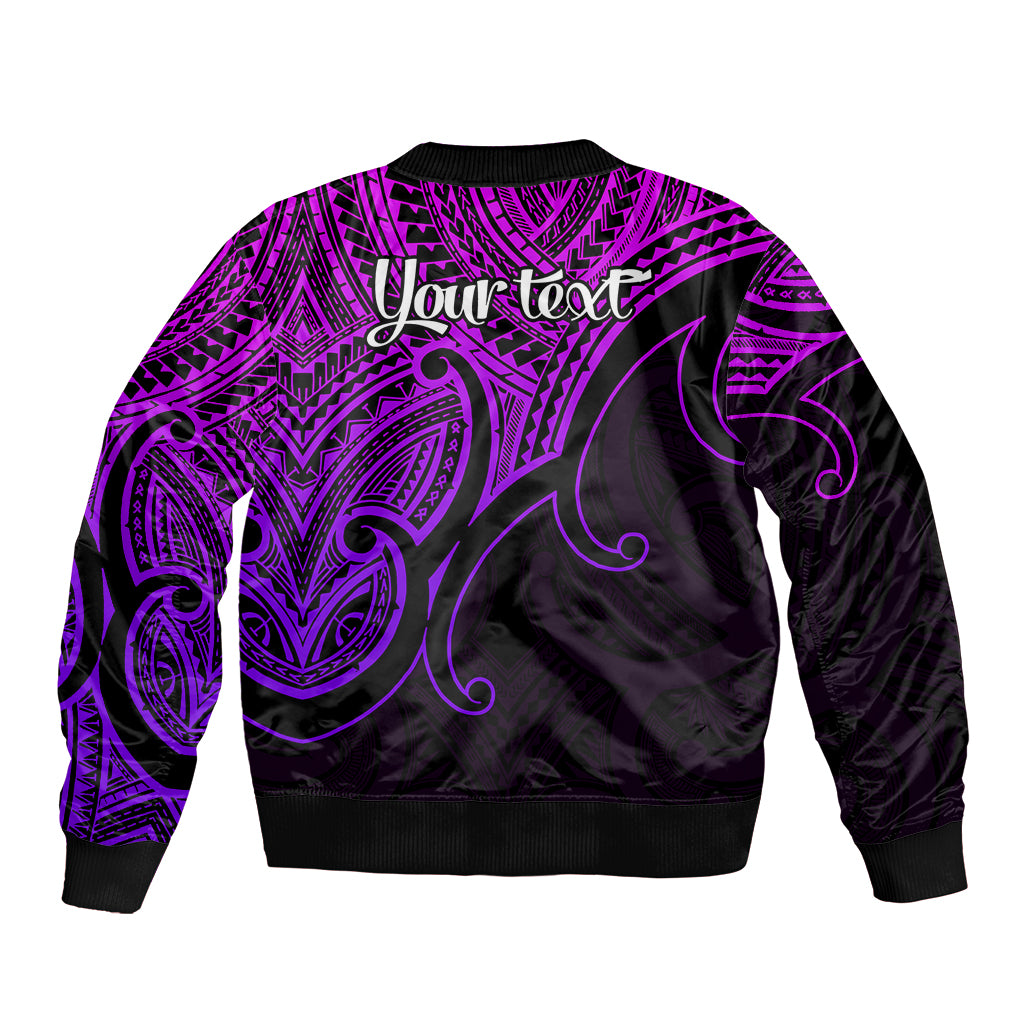 custom-aotearoa-maori-koru-bomber-jacket-polynesian-pacific-tribal-purple
