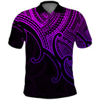 custom-aotearoa-maori-koru-polo-shirt-polynesian-pacific-tribal-purple