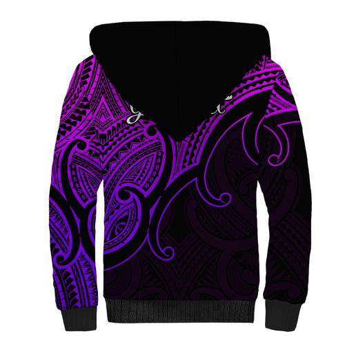 custom-aotearoa-maori-koru-sherpa-hoodie-polynesian-pacific-tribal-purple