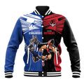 Custom Kangaroos and Bombers Baseball Jacket Together Sporty Style