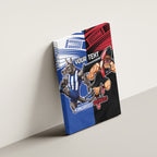 Custom Kangaroos and Bombers Canvas Wall Art Together Sporty Style