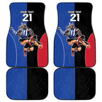 Custom Kangaroos and Bombers Car Mats Together Sporty Style