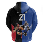 Custom Kangaroos and Bombers Hoodie Together Sporty Style