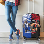 Custom Kangaroos and Bombers Luggage Cover Together Sporty Style