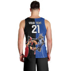 Custom Kangaroos and Bombers Men Tank Top Together Sporty Style