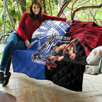 Custom Kangaroos and Bombers Quilt Together Sporty Style