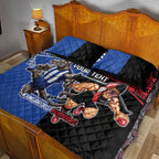 Custom Kangaroos and Bombers Quilt Bed Set Together Sporty Style