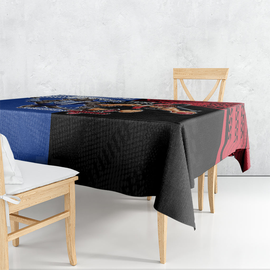 Custom Kangaroos and Bombers Tablecloth Together Sporty Style
