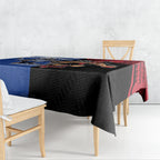 Custom Kangaroos and Bombers Tablecloth Together Sporty Style