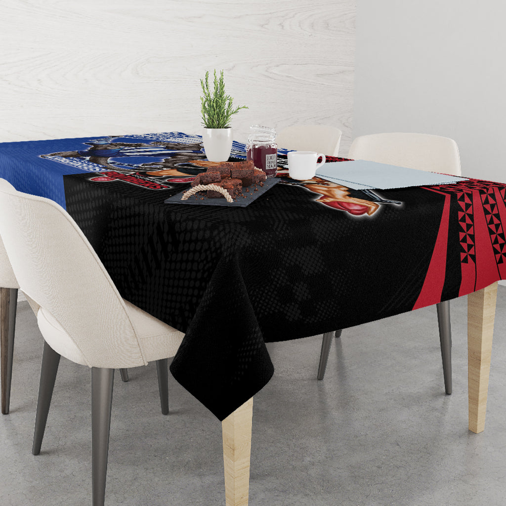 Custom Kangaroos and Bombers Tablecloth Together Sporty Style