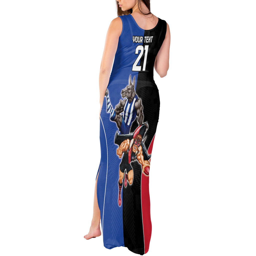 Custom Kangaroos and Bombers Tank Maxi Dress Together Sporty Style